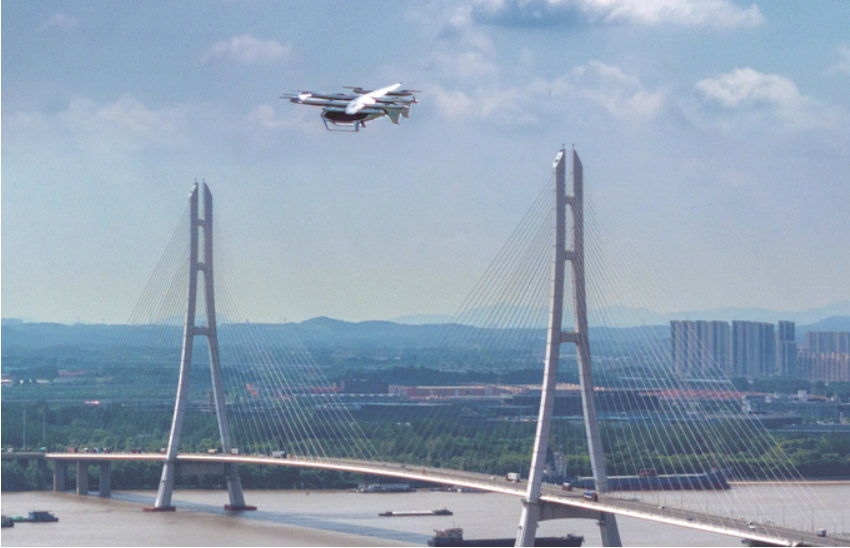 ‘浦口低空经济“振翅起飞” 南京低空融合飞行基地开工暨吨级以上eVTOL航空器首次跨长江演示飞行仪式顺利举办